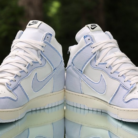 Nike Dunk High 1985 Blue Denim Men’s Size 10.5 - Picture 14 of 15